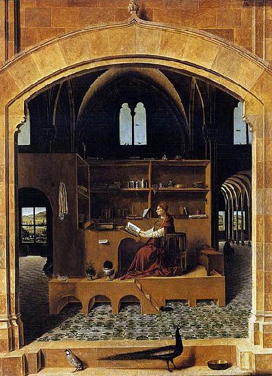 Antonello da Messina St Jerome in his Study